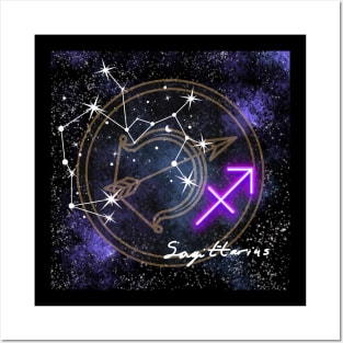 Sagittarius Archer Zodiac Sign Astrology Posters and Art